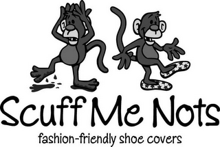 SCUFF ME NOTS FASHION-FRIENDLY SHOE COVERS logo