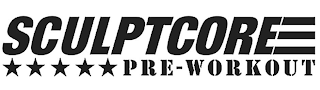 SCULPTCORE PRE-WORKOUT logo
