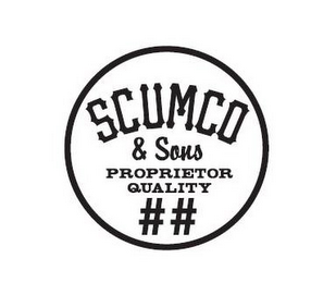 SCUMCO & SONS PROPRIETOR QUALITY ## logo