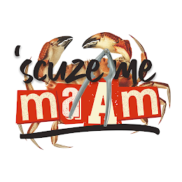 'SCUZE ME MAAM logo