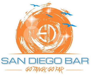 SD SAN DIEGO BAR GO TANGY, GO FAR logo