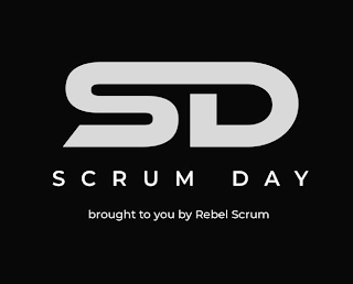 SD SCRUM DAY BROUGHT TO YOU BY REBEL SCRUM logo