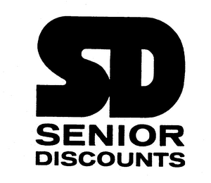 SD SENIOR DISCOUNTS logo