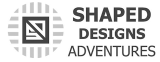 SD SHAPED DESIGNS ADVENTURES logo