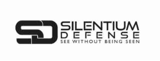 SD SILENTIUM DEFENCE SEE WITHOUT BEING SEEN logo