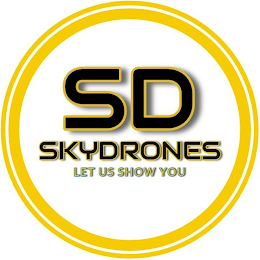 SD SKYDRONES LET US SHOW YOU logo