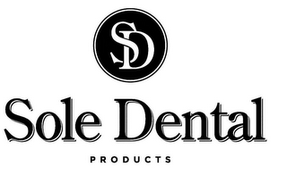 SD SOLE DENTAL PRODUCTS logo