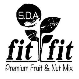 S.D.A. FIT FIT PREMIUM FRUIT & NUT MIX logo