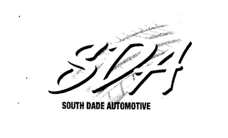 SDA SOUTH DADE AUOMOTIVE logo
