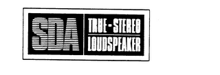 SDA TRUE-STEREO LOUDSPEAKER logo