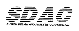 SDAC SYSTEM DESIGN AND ANALYSIS CORPORATION logo