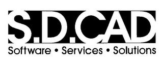 S.D.CAD SOFTWARE · SERVICES · SOLUTIONS logo