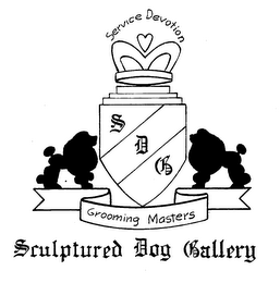 SDG SCULPTURED DOG GALLERY logo