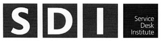 SDI SERVICE DESK INSTITUTE logo