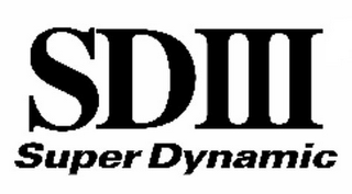 SDIII SUPER DYNAMIC logo
