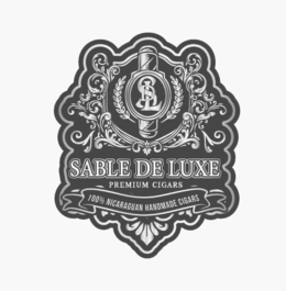 SDL SABLE DE LUXE PREMIUM CIGARS 100% NICARAGUAN HANDMADE CIGARS logo