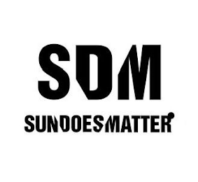 SDM SUN DOES MATTER logo
