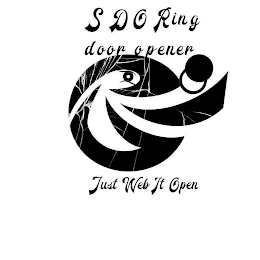 SDO RING DOOR OPENER JUST WEB IT OPEN logo