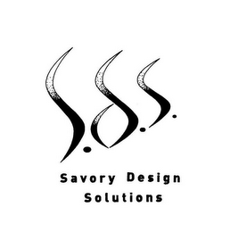 S.D.S. SAVORY DESIGN SOLUTIONS logo