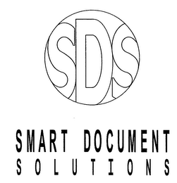 SDS SMART DOCUMENT SOLUTIONS logo
