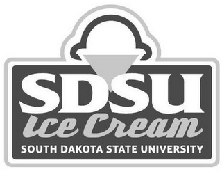 SDSU ICE CREAM SOUTH DAKOTA STATE UNIVERSITY logo