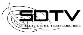 SDTV SATELLITE DIGITAL TELEPRODUCTIONS logo