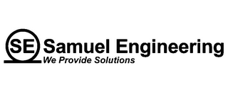 SE SAMUEL ENGINEERING WE PROVIDE SOLUTIONS logo