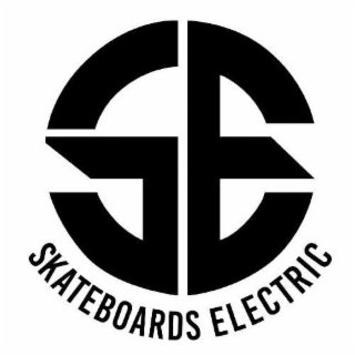 SE SKATEBOARDS ELECTRIC logo