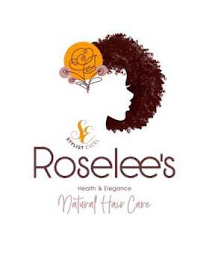 SE STYLIST EXCEL ROSELEE'S HEALTH & ELEGANCE NATURAL HAIR CARE logo