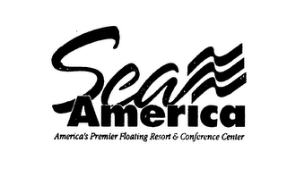 SEA AMERICA AMERICA'S PREMIER FLOATING RESORT & CONFERENCE CENTER logo