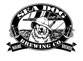 SEA DOG BREWING CO. MAINE BREWED logo