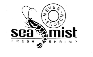 SEA MIST FRESH SHRIMP NEVER FROZEN logo