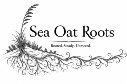SEA OAT ROOTS ROOTED. STEADY. UNMOVED. logo