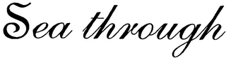 SEA THROUGH logo
