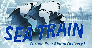 SEA TRAIN CARBON FREE GLOBAL DELIVERY! logo