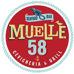 SEAFOOD BAR MUELLE 58 CEVICHERIA & GRILL logo
