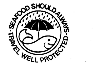 SEAFOOD SHOULD ALWAYS TRAVEL WELL PROTECTED logo