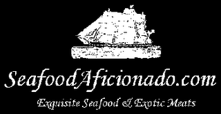 SEAFOODAFICIONADO.COM EXQUISITE SEAFOOD & EXOTIC MEATS logo