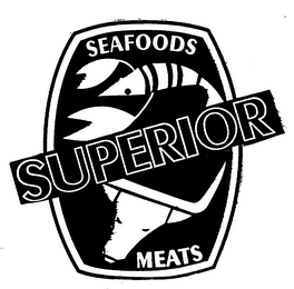 SEAFOODS SUPERIOR MEATS logo