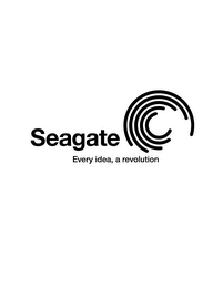 SEAGATE EVERY IDEA, A REVOLUTION logo