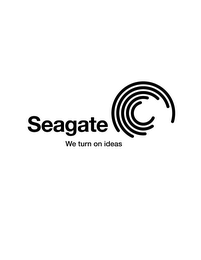 SEAGATE WE TURN ON IDEAS logo