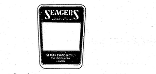 SEAGER'S SEAGER EVANS & CO. LTD THE DISTILLERY LONDON logo