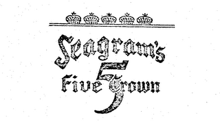 SEAGRAM'S 5 FIVE CROWN logo