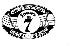 SEAGRAM'S 7 1981 INTERNATIONAL BATTLE OF THE BANDS logo