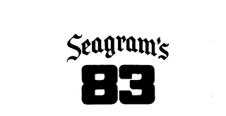 SEAGRAM'S 83 logo