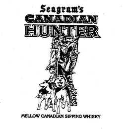 SEAGRAM'S CANADIAN HUNTER MELLOW CANADIAN SIPPING WHISKY logo