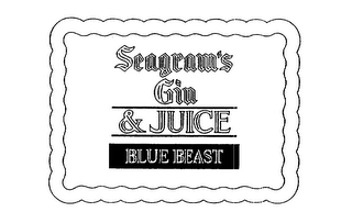 SEAGRAM'S GIN & JUICE BLUE BEAST logo