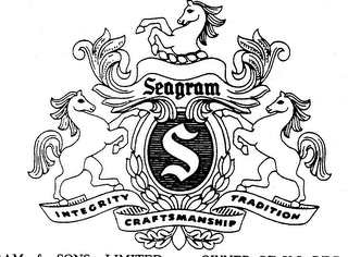 SEAGRAMS INTEGRITY CRAFTSMANSHIP TRADITION logo
