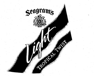 SEAGRAM'S LIGHT TROPICAL TWIST S SEAGRAM INTEGRITY TRADITION CRAFTSMANSCHIP logo