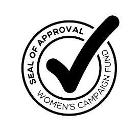 SEAL OF APPROVAL WOMEN'S CAMPAIGN FUND logo